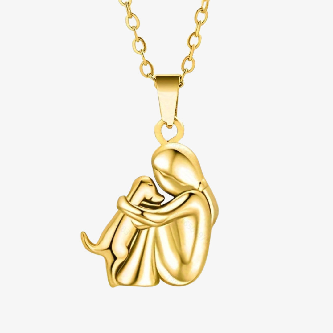 Olivia™ - Collier avec Pendentif en Forme de Chien