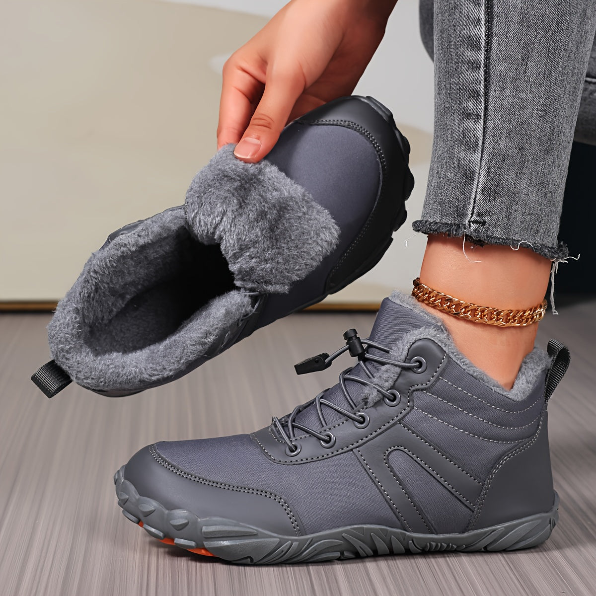 OrthoDoux | Bottines d’Hiver Ergonomiques pour Pieds Sensibles